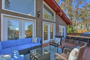Upscale Lakefront Retreat with Dock and 2 Decks!